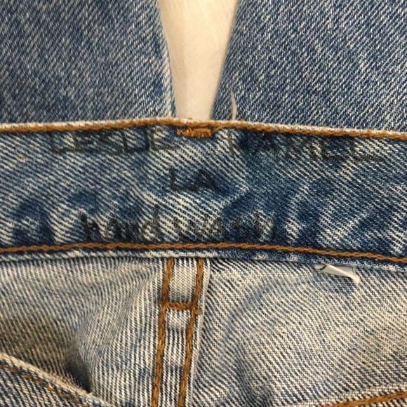 Vintage 80's Leslie Hamel LA Budweiser Jeans - Picture 4 of 5